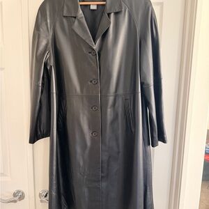 Sleek Black Leather Jacket for Women